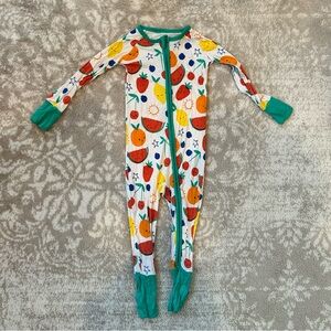 Little Sleepies Fruit Print Kids Footie